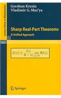 Sharp Real-Part Theorems: A Unified Approach