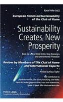 Sustainability Creates New Prosperity