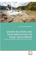 Gender Relations and Their Implications on Rural Development