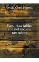 Super-Tax Tables and Net Income Tax Tables