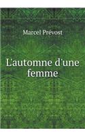 L'automne d'une femme
