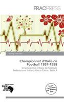 Championnat D'Italie de Football 1957-1958
