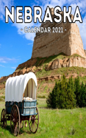 Nebraska Calendar 2021: 16-Month Calendar, Cute Gift Idea For Nebraska State Lovers, Women & Men