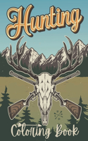 Hunting coloring book