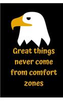 Great things never come from comfort zones