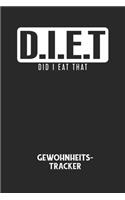 D.I.E.T DID I EAT THAT - Gewohnheitstracker