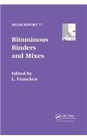 Bituminous Binders and Mixes