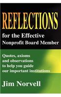 Reflections for the Effective Nonprofit Board Member