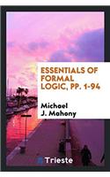 Essentials of Formal Logic, pp. 1-94