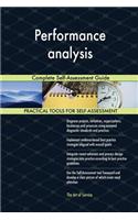 Performance analysis Complete Self-Assessment Guide