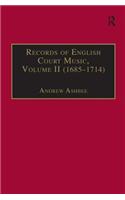 Records of English Court Music