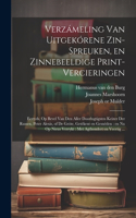 Verzámeling van uitgekórene zin-spreuken, en zinnebeeldige print-vercieringen