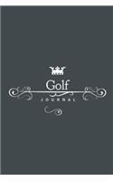 Golf Journal: Log Book To Record Your Golf Game On The Course Notebook