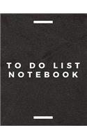 To Do List Notebook