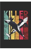 Killer Whale: Orcas Notebook, Graph Paper (6 x 9 - 120 pages) Animal Themed Notebook for Daily Journal, Diary, and Gift