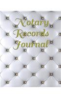 Notary Records Journal