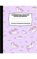 Handwriting Practice Paper Notebook Primary Composition Notebook