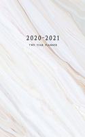 2020-2021 Two Year Planner: Large Monthly Planner with Inspirational Quotes and Marble Cover (Volume 2)