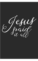 Jesus Paid It All