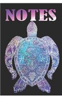 Notes: Turtle Notebook, Journal size 6x9