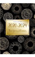 2020-2024 5 Year Planner: Five Years Monthly Calendar Planner (60 Months) For To Do List Journal Notebook Academic Schedule Agenda Logbook Or Student Teacher Organizer Busine