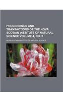 Proceedings and Transactions of the Nova Scotian Institute of Natural Science Volume 4, No. 2: (English)