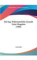 Die Sog. Widernaturliche Unzucht Unter Ehegatten (1906)