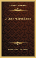 Of Crimes And Punishments