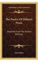 Poetry Of Milton's Prose