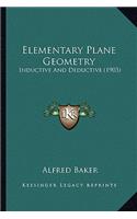 Elementary Plane Geometry