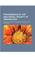 Proceedings of the Biological Society of Washington
