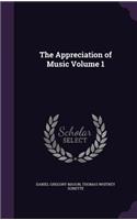 Appreciation of Music Volume 1
