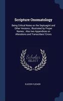 SCRIPTURE ONOMATOLOGY: BEING CRITICAL NO