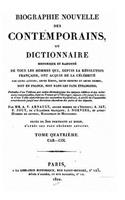 Biographie nouvelle des contemporains - Tome IV