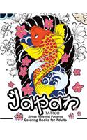 Japan Tattoo Coloring Books