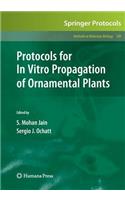 Protocols for in Vitro Propagation of Ornamental Plants