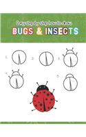 Easy step-by-step How to Draw Insects and Bugs