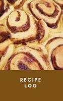 Cinnamon Roll Themed Recipe Log