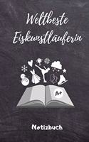 Weltbeste Eiskunstläuferin Notizbuch
