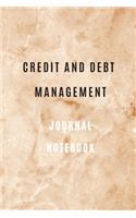 Credit and debt management Notebook
