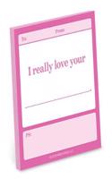 Knock Knock I Really Love Your... Fill in the Love Sticky Notes: (Fill-in-the-Love)
