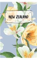 New Zealand: Ruled Travel Diary Notebook or Journey Journal - Lined Trip Pocketbook for Men and Women with Lines