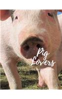 Pig Lovers 100 page Journal: Large notebook journal with 3 yearly calendar pages for 2019, 2020 and 2021 Makes an excellent gift idea for birthdays or any special occasion