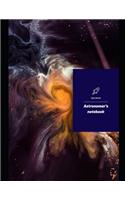 Astronomy Notebook, 120 Page Blank Lined Journal