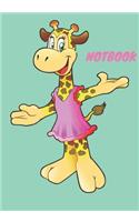 giraffe NOTEBOOK / JOURNAL perfect gift for any occasion