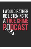 I Would Rather Be Listening To A True Crime Podcast