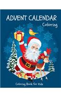 Advent Calendar Coloring - Coloring Book for Kids