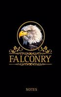 Falconry Notes: Bald eagle, sea eagle. Format A5, 120 pages, fine light grey lined. Daily entries, notes and journal for the falconer, Ornithologist, nature and bir