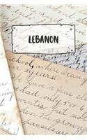 Lebanon: Ruled Travel Diary Notebook or Journey Journal - Lined Trip Pocketbook for Men and Women with Lines