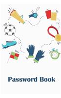 Password Book: World Football Cup background(Password Book)